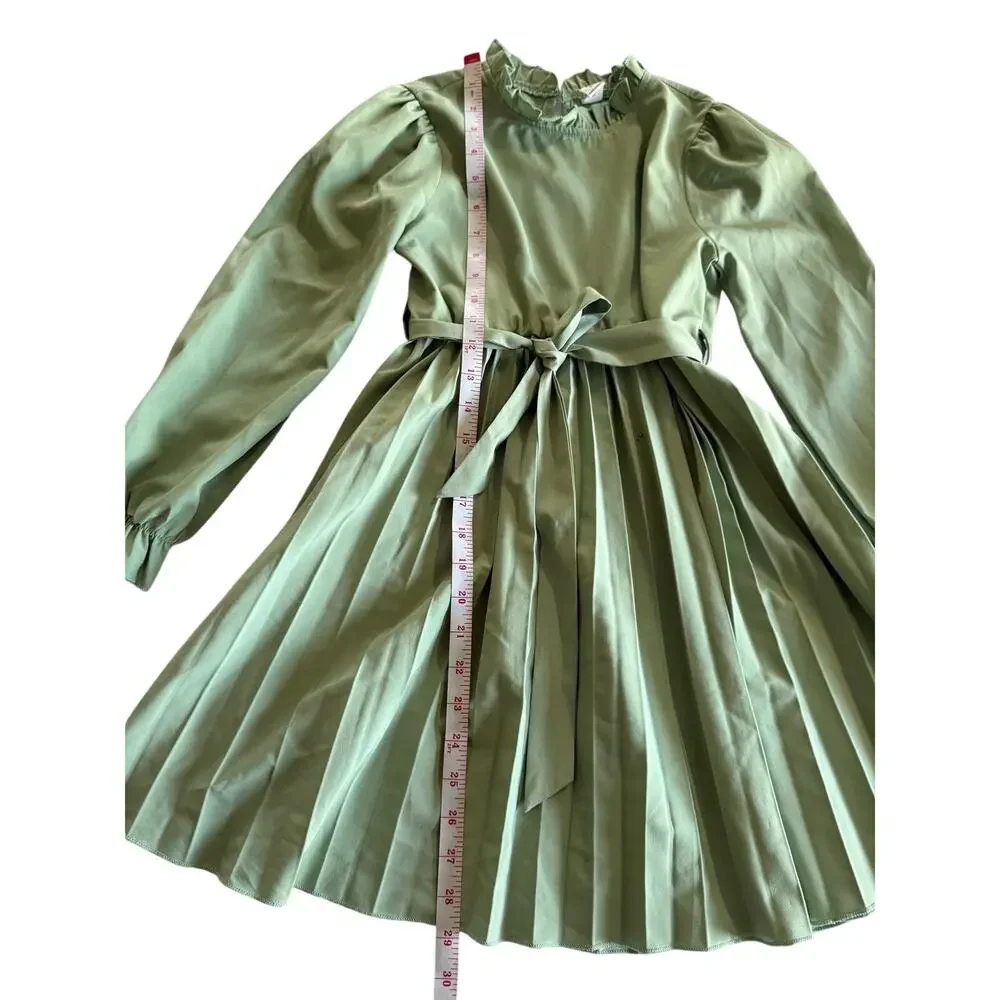 Girls 2-Piece Dress + Cat & Jack Cardigan Set Navy Cardigan Green Dress Size 9
